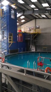 Tours, escape chute et bassin